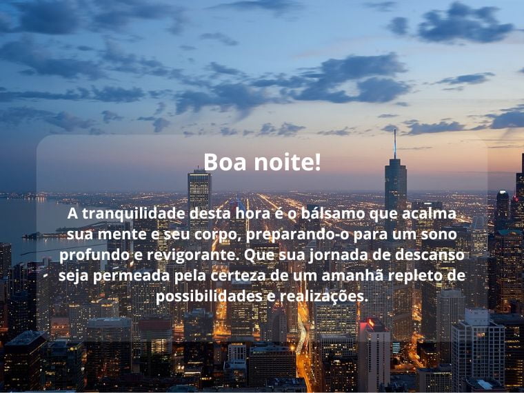 Boa Noite para um Sono Tranquilo e Revigorante